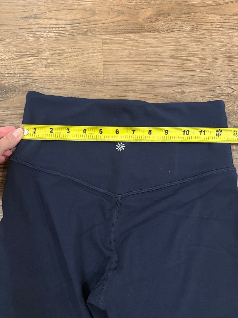 Athleta Navy High-Rise Elation 7/8 
Leggings Size Small NWT - Picture 3 of 6